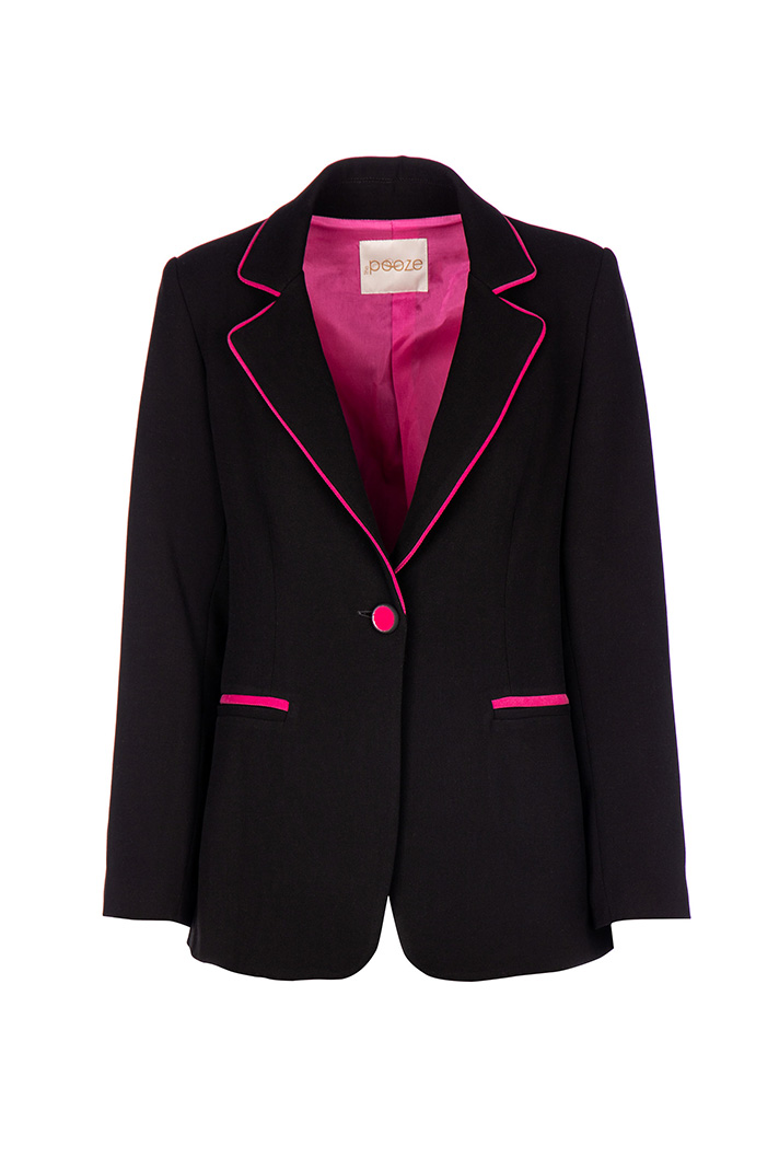 Blazer Preto e Rosa Pooze - Image 3