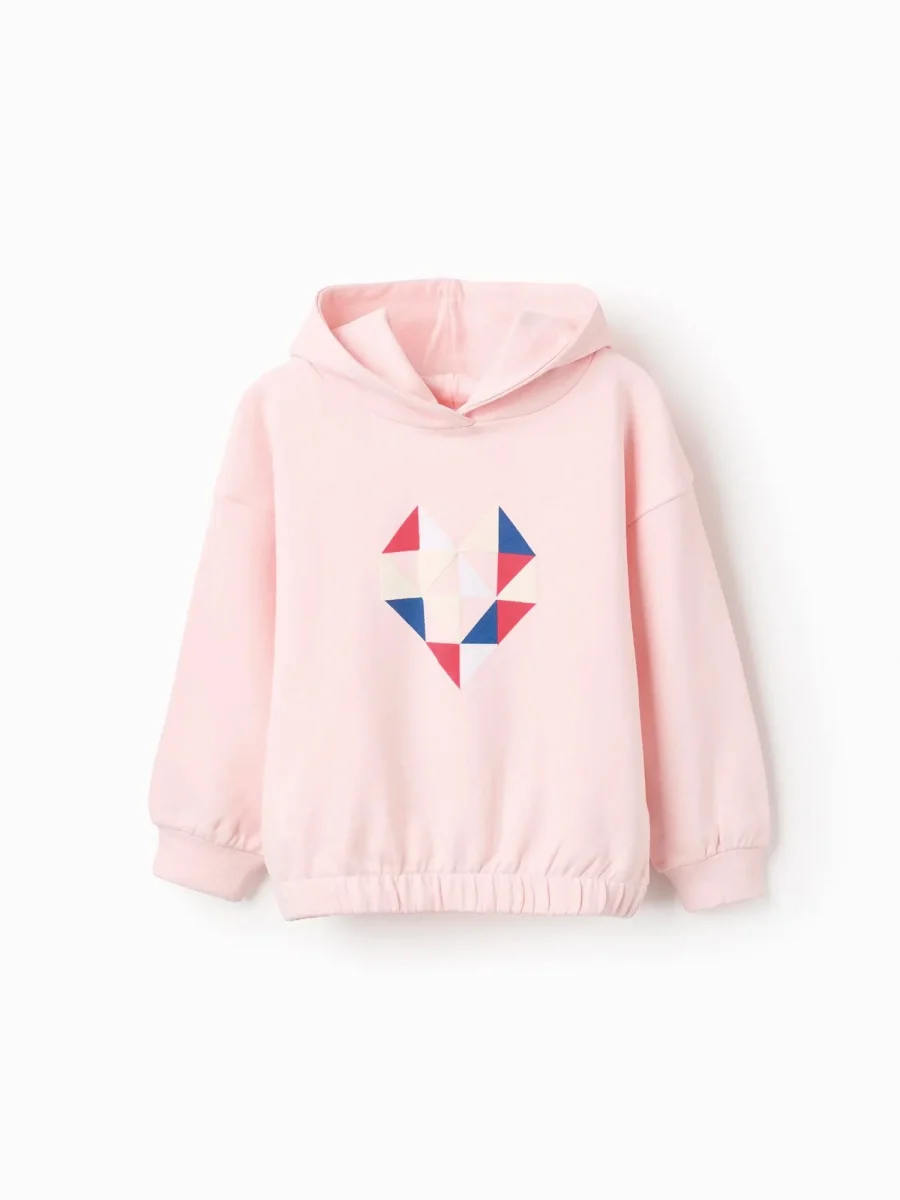 Hoodie Menina Coração Triangulo - Image 2