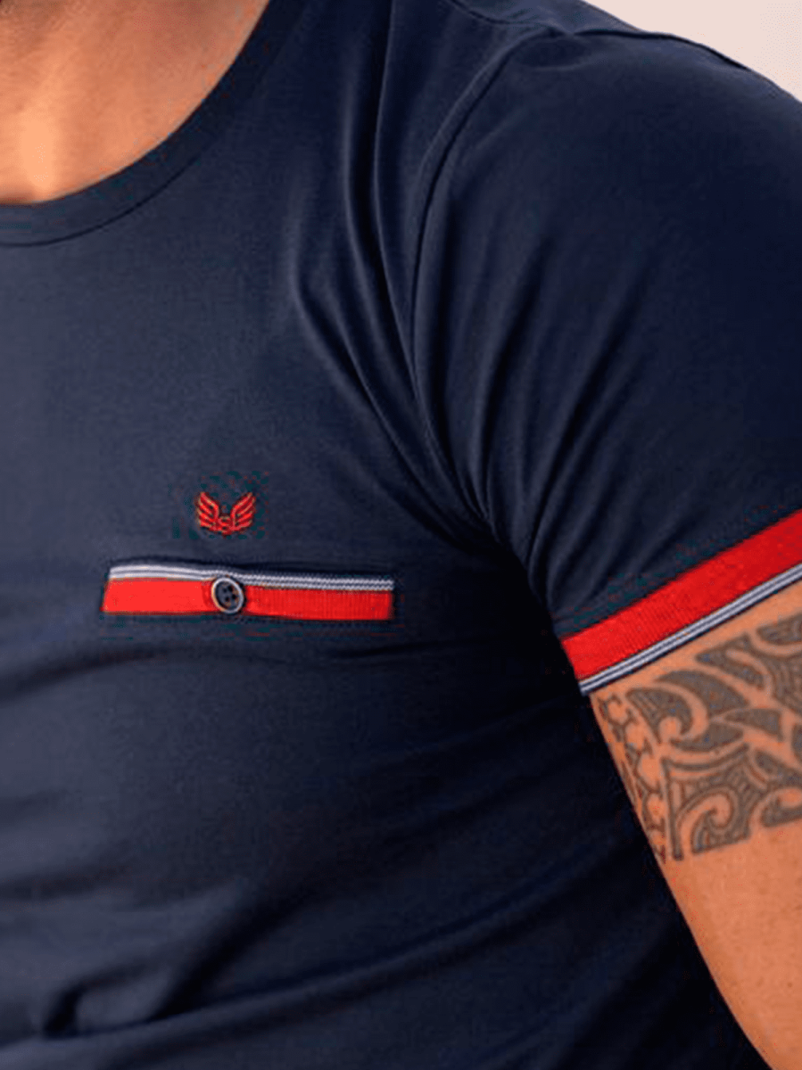 T-shirt com bolso Seissa - Image 3