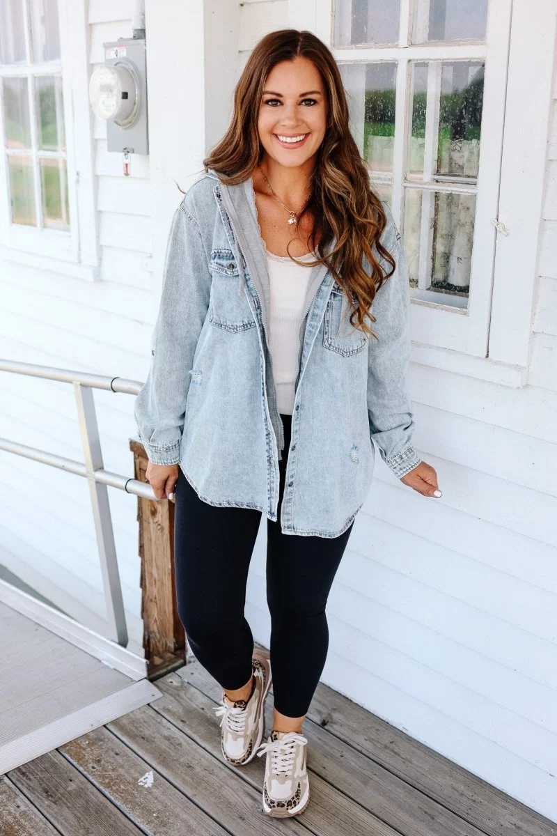Camisa de Denim com Capuz Hadlee - Image 2