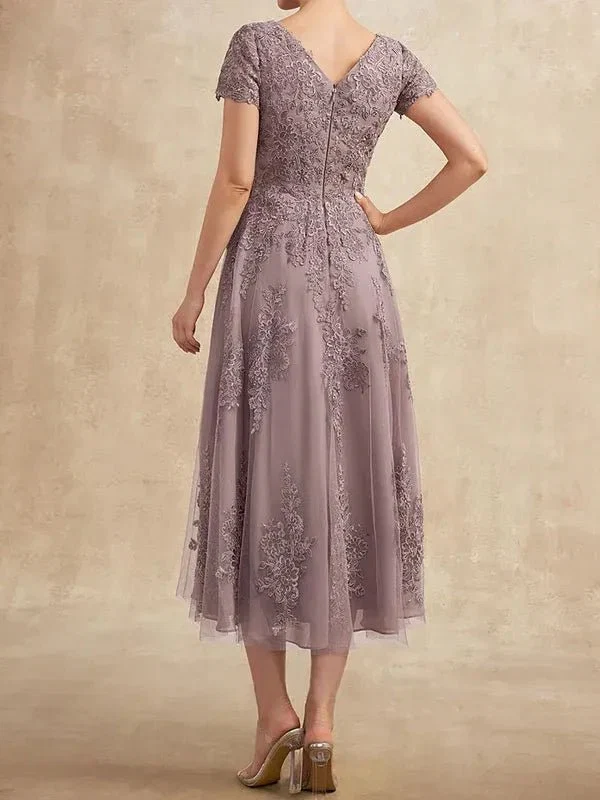 Constança™ | Vestido Midi de Renda Super Elegante - Image 7