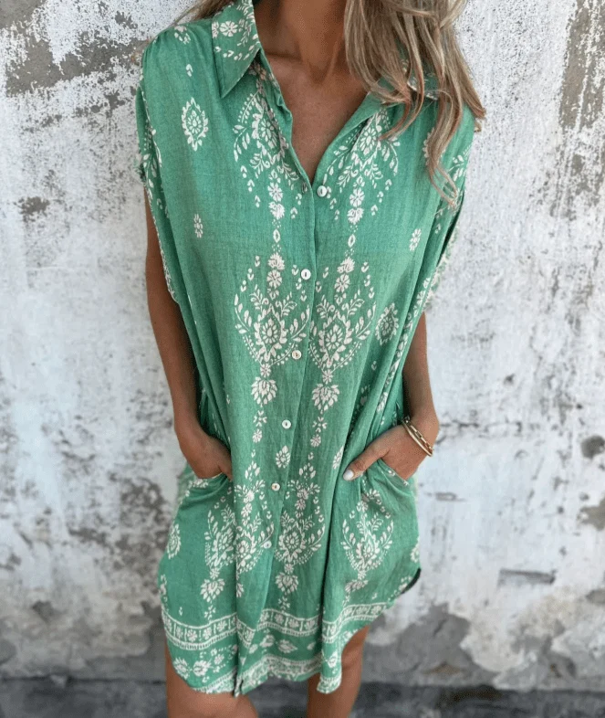 Manuela™ | Vestido com Bolso, Leve e Confortável, Ideal para Dias Quentes e de Praia - Image 4